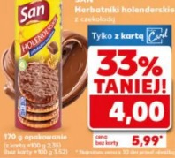 San Herbatniki holenderskie z czekoladą San