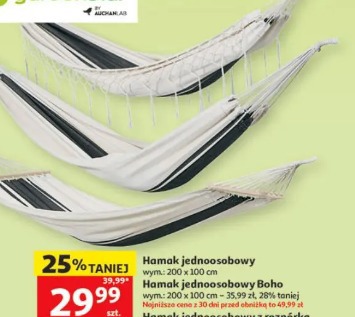 Hamak jednoosobowy Boho