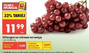 Winogrono różowe