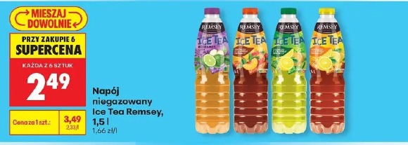 Napój niegazowany Ice Tea Remsey, 1,5 l