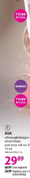 AVA ultrawygładzające serum-baza pod oczy roll-on 25+