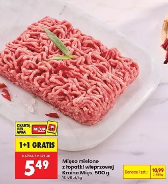 Mięso mielone z łopatki wieprzowej Kraina Mięs