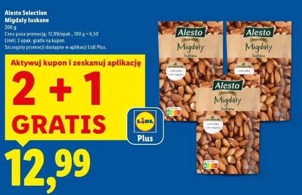 Alesto Selection Migdały łuskane