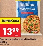 Ser mozzarella wiórki Delikate