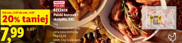 Rzeźnik Polski kurczak skrzydła XXL