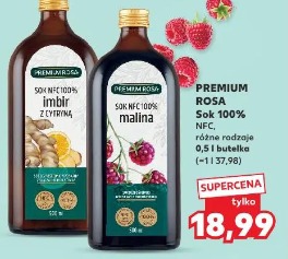 Premium Rosa sok NFC 100% malina