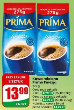 Kawa mielona Prima Finezja