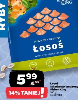 Łosoś sałatkowy wędzony Fisher King