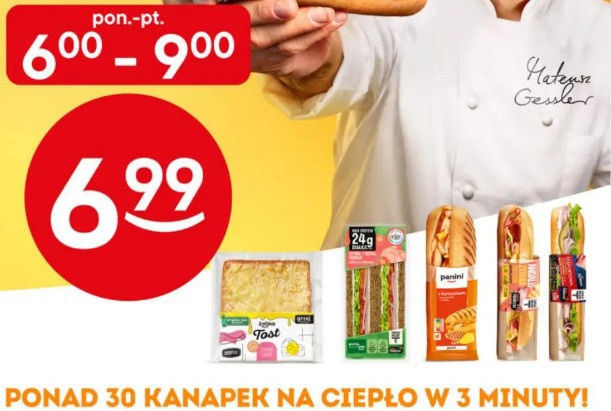 Kanapki trójkąt Tomcio Paluch