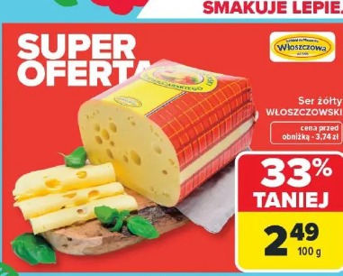 Ser żółty WŁOSZCZOWSKI