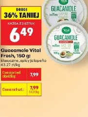 Guacamole Vital Fresh klasyczne, spicy jalapeño