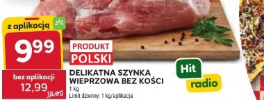 Delikatna szynka wieprzowa bez kości