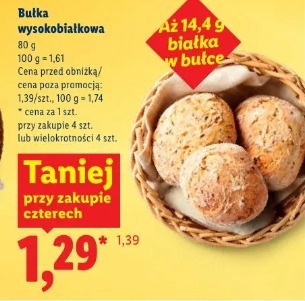 Bułka wysokobiałkowa