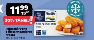 Paluszki rybne z fileta w panierce Frosta