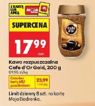 Kawa rozpuszczalna Cafe d'Or Gold