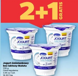 Jogurt śmietankowy bez laktozy Maluta