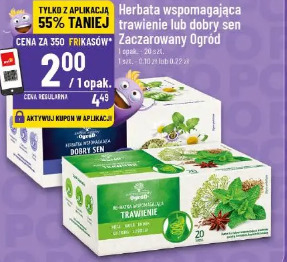 Herbata wspomagająca trawienie lub dobry sen Zaczarowany Ogród