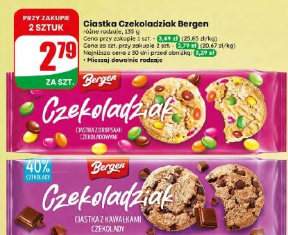 Ciastka Czekoladziak Bergen