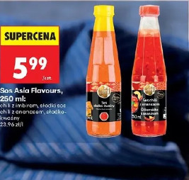 Asia Flavours sos chili z imbirem/słodki sos chili z ananasem