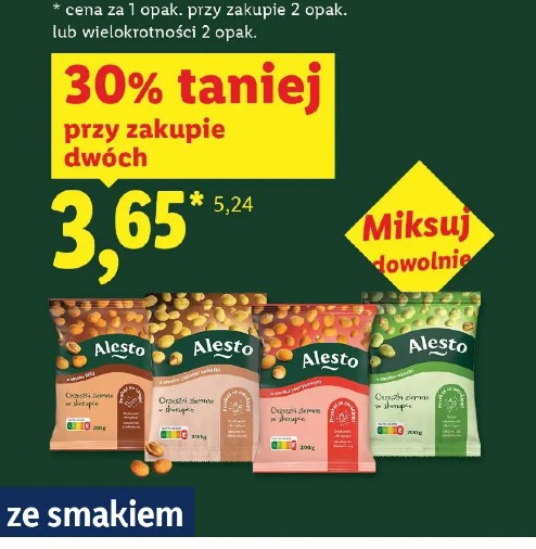 Alesto Orzeszki ziemne w skorupce