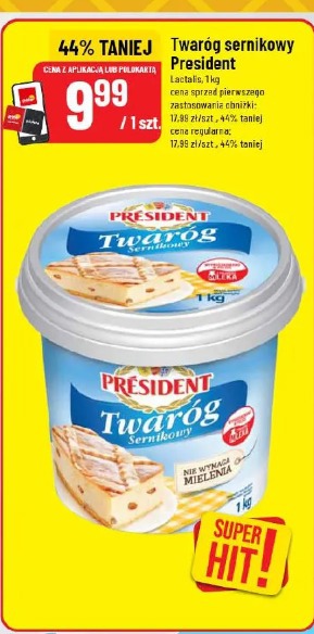 Twaróg sernikowy President