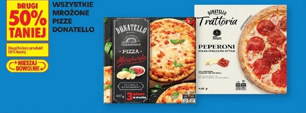 Wszystkie mrożone pizze Donatello