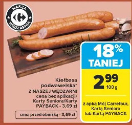 Kiełbasa podwawelska z naszej wędzarni