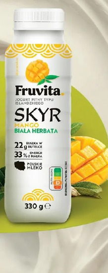 Skyr pitny Smaki Azji Fruvita mango-biała herbata