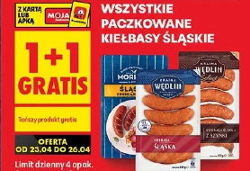 Wszystkie paczkowane kiełbasy śląskie
