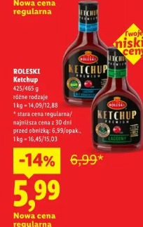 Roleski Ketchup różne rodzaje