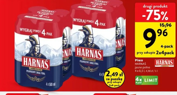 Piwo Harnas jasne pełne
