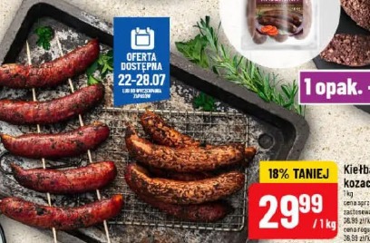 Kiełbasa kozacka na grilla
