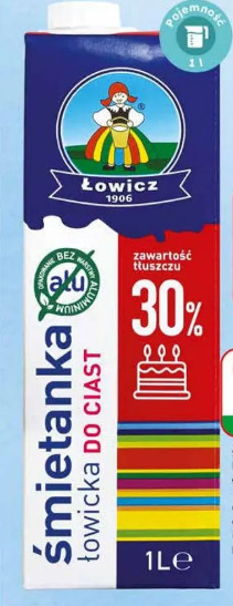 Śmietanka UHT 30% Łowicka
