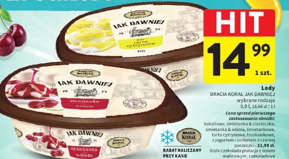 Lody Bracia Koral Jak Dawniej