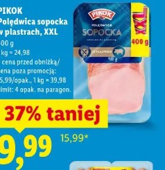 Polędwicka sopocka w plastrach