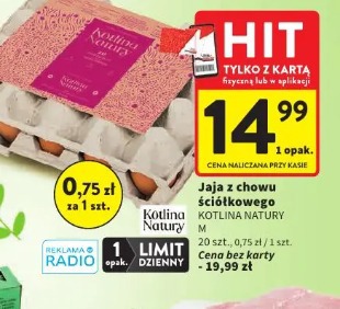 Jaja z chowu ściółkowego Kotlina Natury