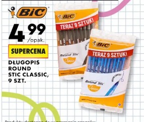 Bic długopis Round Stic Classic 9 szt.