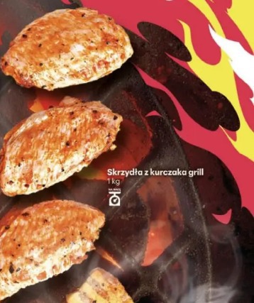 Skrzydła z kurczaka grill