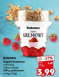 Bakoma Jogurt kremowy z granolą