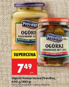 Ogórki konserwowe hot chili Provitus