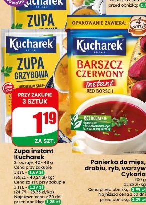 Zupa instant Kucharek