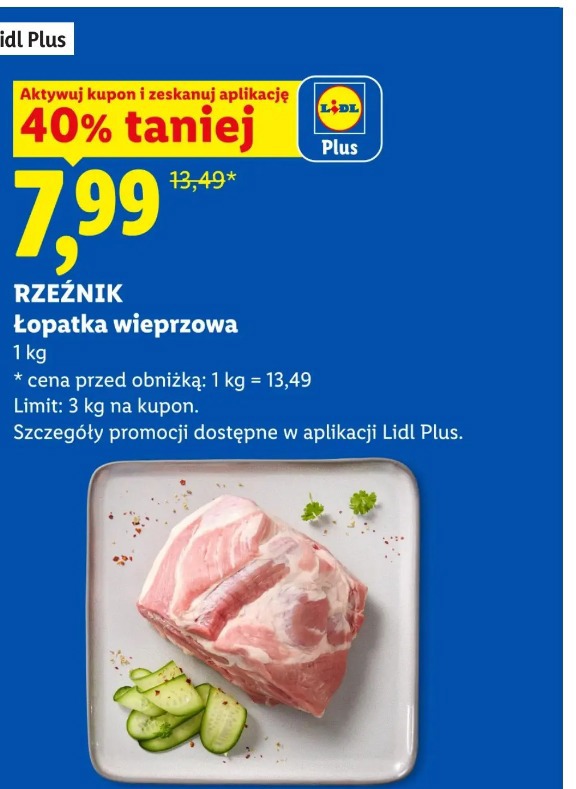 Rzeźnik Łopatka wieprzowa