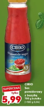 Sos pomidorowy z bazylią Cirio