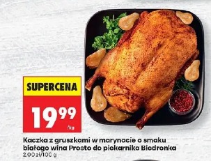 Kaczka z gruszkami w marynacie o smaku białego wina Prosto do piekarnika Biedronka