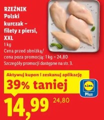 Rzeźnik Polski kurczak – filety z piersi, XXL