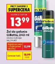 Gillette żel do golenia