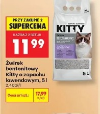 Kitty żwirek bentonitowy o zapachu lawendowym