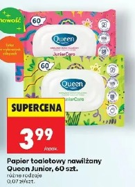 Papier toaletowy nawilżany Queen Junior