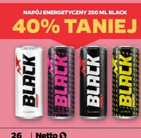 Napój energetyczny Black