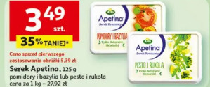 Serek Apetina pomidory i bazylia lub pesto i rukola